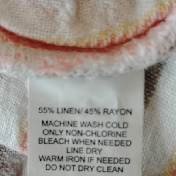 Briggs New York Pink and White Striped High Waist Shorts - Picture 5 of 5